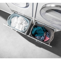Bild von Adago Home WSCS146 Washtower Waschmaschinenschrank, 145 cm hoch, weiss