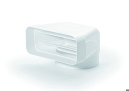 Zeige Details für V-ZUG Umlenkstück 90°, senkrecht auf Flachkanal, Stutzen d=150 mm, Länge = 205 mm, 1012783 Bild von V-ZUG Umlenkstück 90°, senkrecht auf Flachkanal, Stutzen d=150 mm, Länge = 205 mm, 1012783