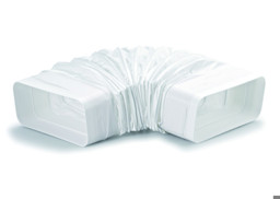 Zeige Details für V-ZUG Flexbogen flach für Umlenkung und Drehung bis 180° (Breite 227 / Höhe 94 mm), Länge 240-600 mm, 1012786 Bild von V-ZUG Flexbogen flach für Umlenkung und Drehung bis 180° (Breite 227 / Höhe 94 mm), Länge 240-600 mm, 1012786