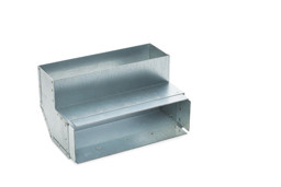 Zeige Details für V-ZUG Bogen 90°, senkrecht, für Flachkanal, H42074 Bild von V-ZUG Bogen 90°, senkrecht, für Flachkanal, H42074