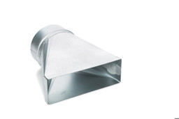 Zeige Details für V-ZUG Übergangsstück rund-flach, ø150mm, H42078 Bild von V-ZUG Übergangsstück rund-flach, ø150mm, H42078