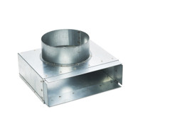 Zeige Details für V-ZUG Umlenkstück auf Flachkanal, Stutzen D=150 mm, H42079 Bild von V-ZUG Umlenkstück auf Flachkanal, Stutzen D=150 mm, H42079