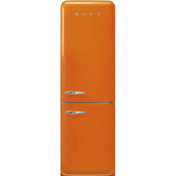 Bild von Smeg FAB32ROR5 Kühlschrank 50's Kühl-/Gefrierkombination RETRO STYLE ORANGE No Frost freistehend Rechts