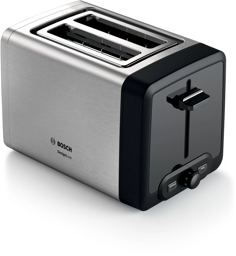 Zeige Details für Bosch TAT4P420DE Kompakt-Toaster DesignLine Edelstahl Bild von Bosch TAT4P420DE Kompakt-Toaster DesignLine Edelstahl
