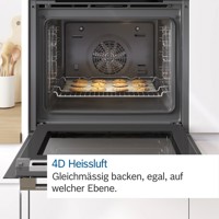 Bild von Bosch HSG656XS1 Serie 8 Einbau Dampfbackofen 60 x 60 cm Edelstahl