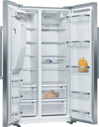 Zeige Details für Bosch KAD93AIEP Serie 6 Amerikanischer Side by Side 178.7 x 90.8 cm Edelstahl (mit Antifingerprint) Bild von Bosch KAD93AIEP Serie 6 Amerikanischer Side by Side 178.7 x 90.8 cm Edelstahl (mit Antifingerprint)
