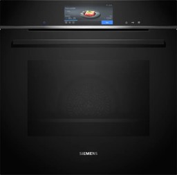 Zeige Details für Siemens HS758G3B1C iQ700 Einbau Dampfbackofen 60 x 60 cm Schwarz Bild von Siemens HS758G3B1C iQ700 Einbau Dampfbackofen 60 x 60 cm Schwarz