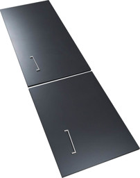 Zeige Details für FORS WFC14-6B M 2 Tür-Holzfronten mit 2 Edelstahl-Türgriffe 14/6  Schwarz Bild von FORS WFC14-6B M 2 Tür-Holzfronten mit 2 Edelstahl-Türgriffe 14/6  Schwarz