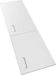 Zeige Details für FORS WFC14-6W M 2 Tür-Holzfronten mit 2 Edelstahl-Türgriffe 14/6  Weiss Bild von FORS WFC14-6W M 2 Tür-Holzfronten mit 2 Edelstahl-Türgriffe 14/6  Weiss