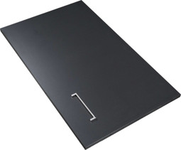 Zeige Details für FORS WFR7-6B M 1 Tür-Holzfront schwarz mit 1 Edelstahl-Türgriff 7/6   Bild von FORS WFR7-6B M 1 Tür-Holzfront schwarz mit 1 Edelstahl-Türgriff 7/6