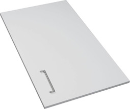 Zeige Details für FORS WFR7-6W M 1 Tür-Holzfront weiss mit 1 Edelstahl-Türgriff 7/6   Bild von FORS WFR7-6W M 1 Tür-Holzfront weiss mit 1 Edelstahl-Türgriff 7/6