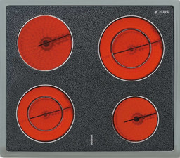 Zeige Details für FORS GKU 642 ES Glaskeramikkochfeld 60  Edelstahl Bild von FORS GKU 642 ES Glaskeramikkochfeld 60  Edelstahl