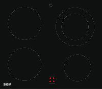 Zeige Details für SIBIR 517161 GK 4240 F Glaskeramik-Kochfeld BlackDesign Bild von SIBIR 517161 GK 4240 F Glaskeramik-Kochfeld BlackDesign