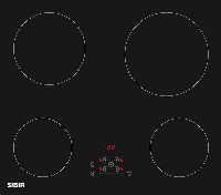 Zeige Details für SIBIR 517162 GK 4330 FT Glaskeramik-Kochfeld BlackDesign Toptronic Bild von SIBIR 517162 GK 4330 FT Glaskeramik-Kochfeld BlackDesign Toptronic