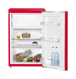 Zeige Details für SIBIR Oldtimer OT 11010 FR Kühlschrank mit Gefrierfach Mangorot rechts Bild von SIBIR Oldtimer OT 11010 FR Kühlschrank mit Gefrierfach Mangorot rechts
