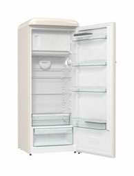 Zeige Details für SIBIR Oldtimer OT 25010 CH Kühlschrank mit Gefrierfach Champange rechts Bild von SIBIR Oldtimer OT 25010 CH Kühlschrank mit Gefrierfach Champange rechts