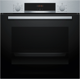 Zeige Details für Bosch HBA514BS3 Serie 4, Einbau-Backofen, 60 x 60 cm, Edelstahl Bild von Bosch HBA514BS3 Serie 4, Einbau-Backofen, 60 x 60 cm, Edelstahl