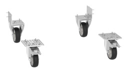 Zeige Details für LIEBHERR 9086926 Nachrüstsatz Rollen, 8cm Bild von LIEBHERR 9086926 Nachrüstsatz Rollen, 8cm