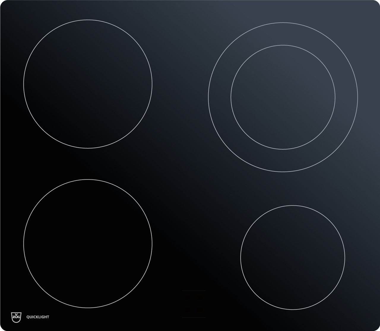 Bild von V-ZUG Glaskeramikkochfeld QuickLight GK43, 3109200412