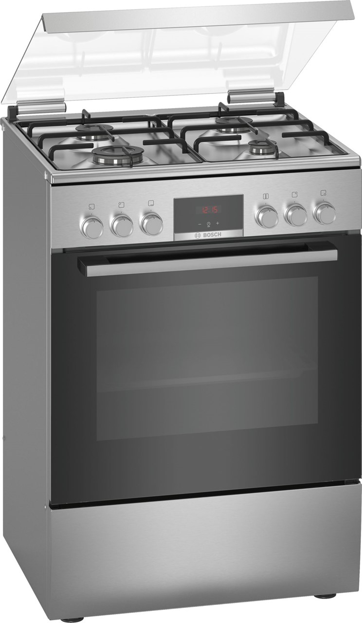 Bild von Bosch HXN39AD50 Serie 4 Freistehender Gas Elektro Herd Edelstahl