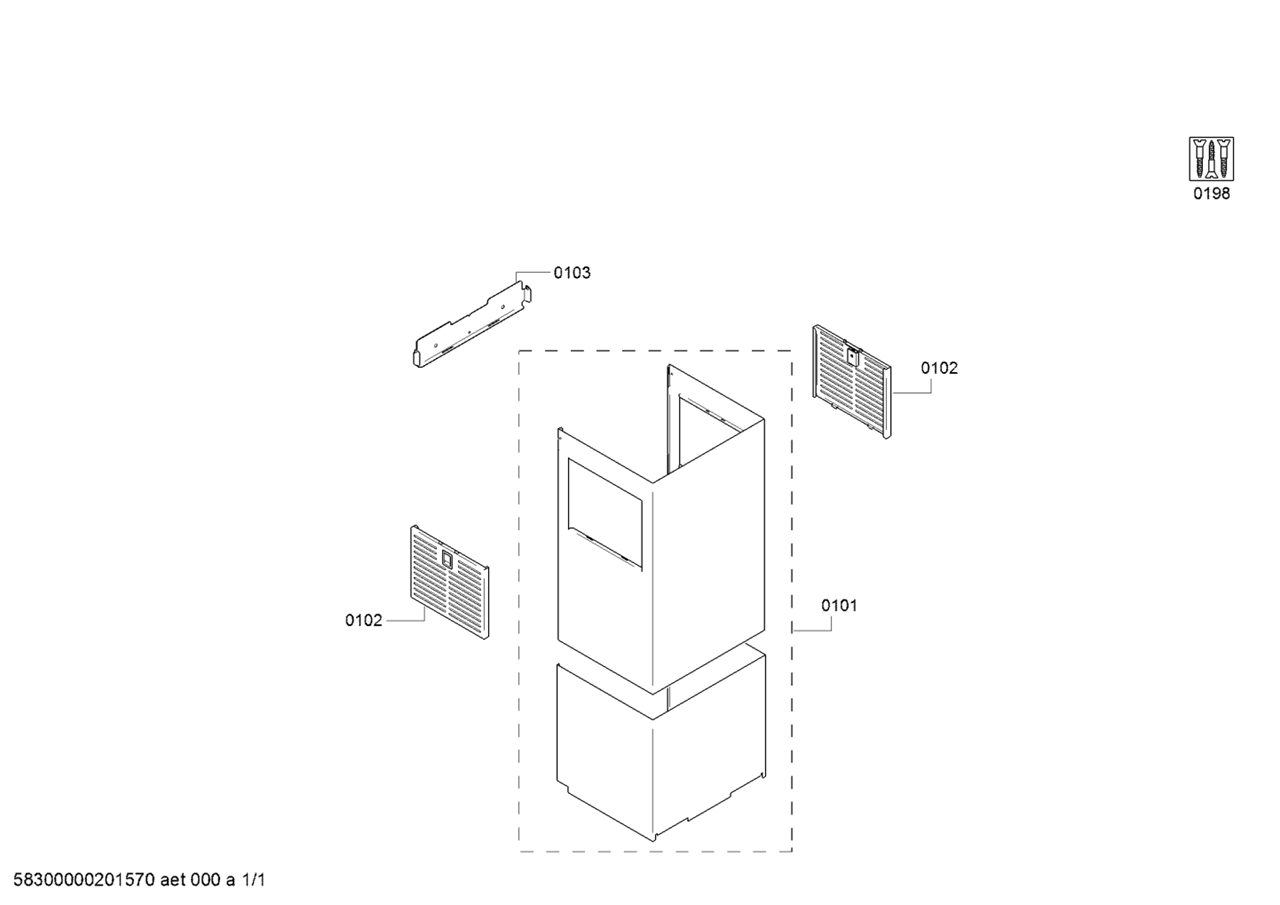 Bild von Gaggenau Umluftkamin Edelstahl, AD442122, 4242006246839