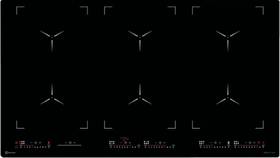 Bild von Electrolux GK906TSILO Induktionskochfeld Maxima-Bridge 90 cm, 949596923