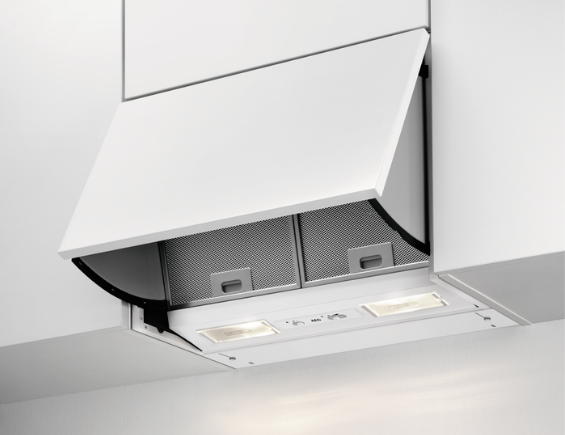 Bild von AEG ADX6302BW Einbauhaube 60 cm Abluft Umluft Grau, 942150867