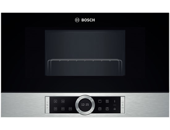 Bild von Bosch BER634GS1 Serie 8 Einbau-Mikrowelle 60 x 38 cm Edelstahl