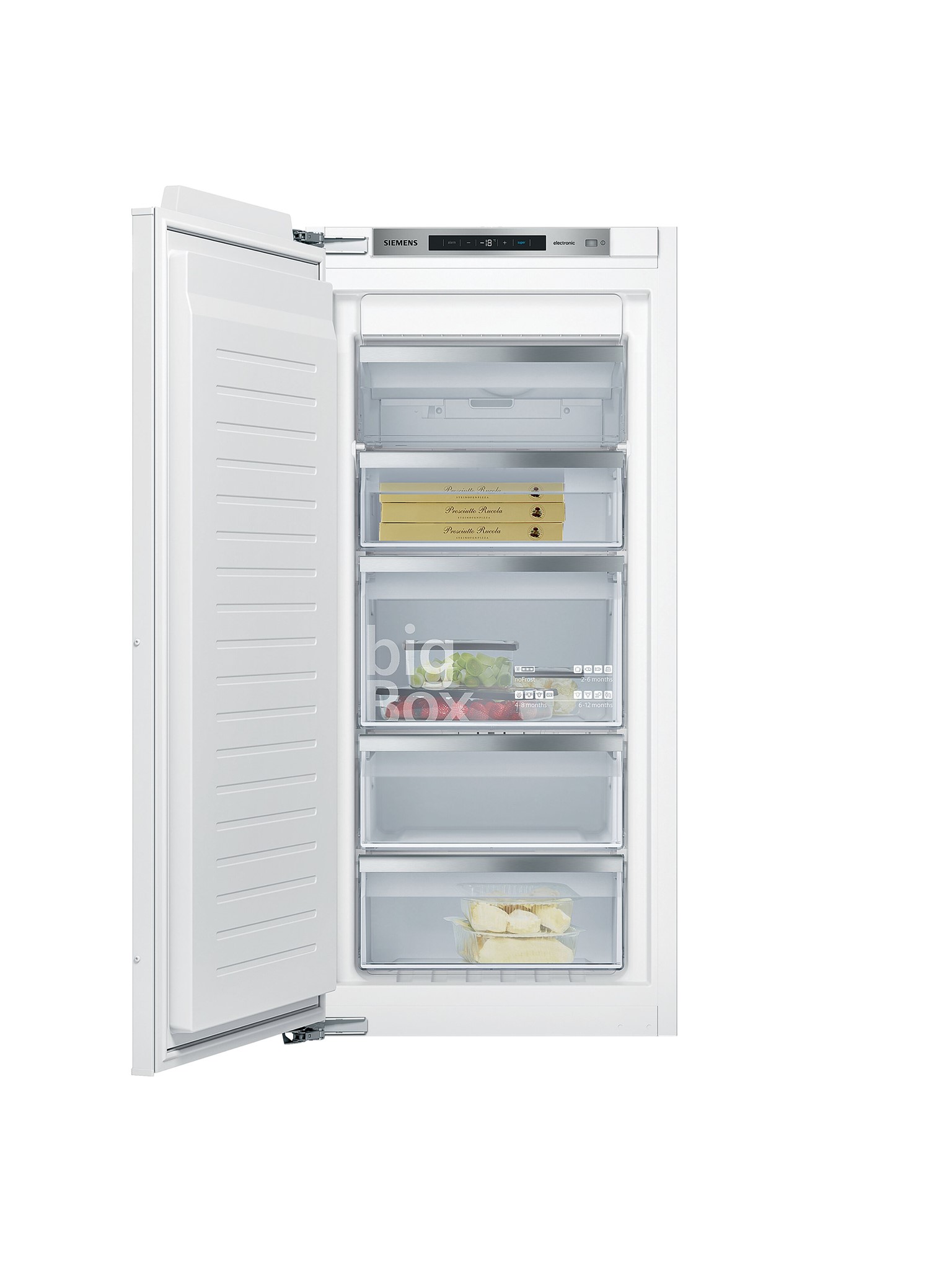 Bild von Siemens GI41NACE0 iQ500 Einbau-Gefrierschrank 122.1 x 55.8 cm Flachscharnier mit Softeinzug