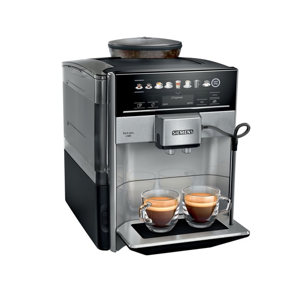Bild von Siemens Kaffee-Vollautomat EQ.6 plus s500 grau, TE655503DE