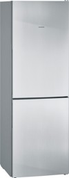 Bild von Siemens iQ300 Freistehende Kühl-Gefrier-Kombination mit Gefrierbereich unten 176 x 60 cm inox-look, KG33VVLEA