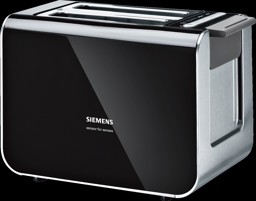 Bild von Siemens Kompakt Toaster sensor for senses Schwarz, TT86103