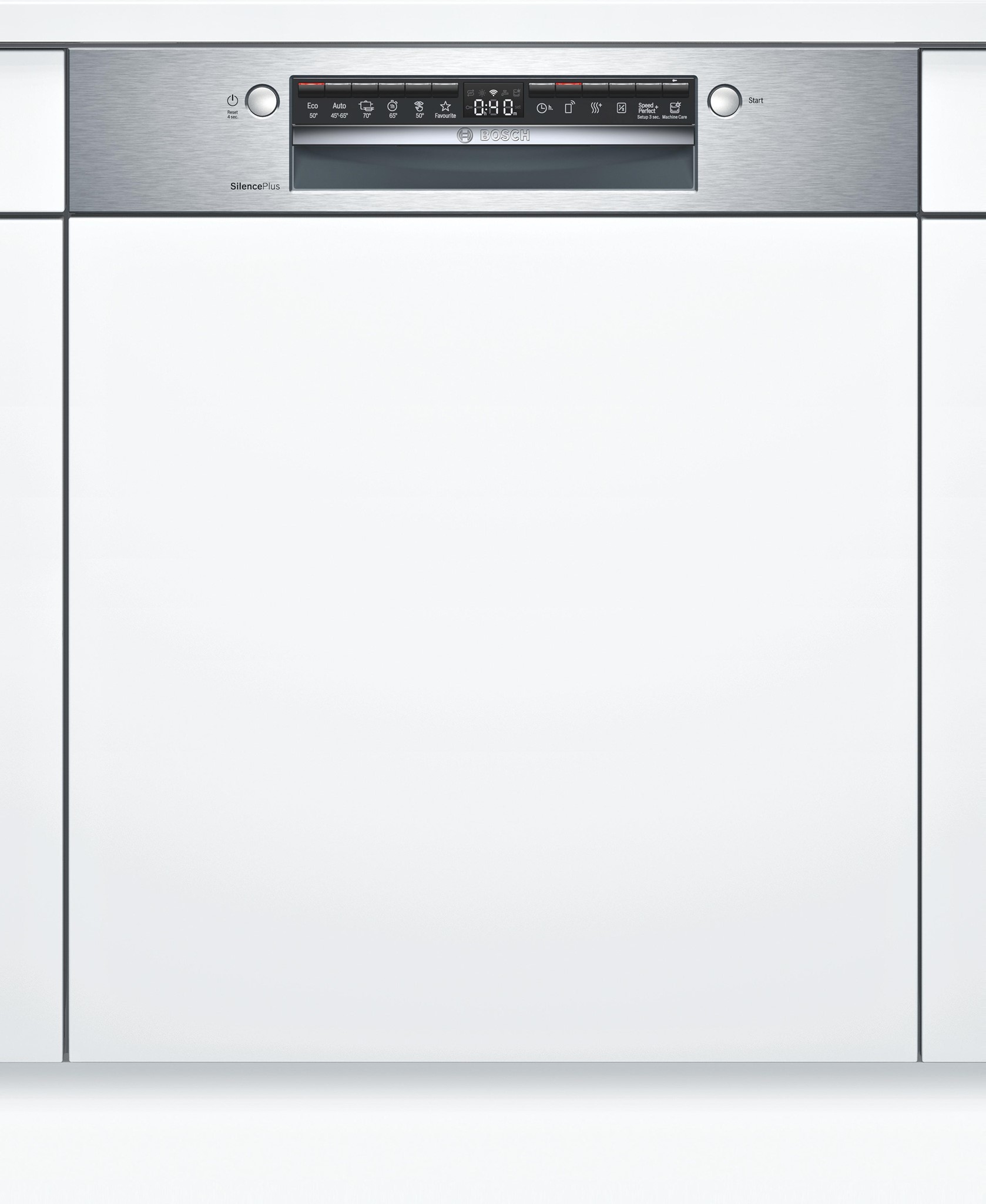 Bild von Bosch SBI4HCS48E Serie 4 Teilintegrierter Geschirrspüler 60 cm Edelstahl XXL