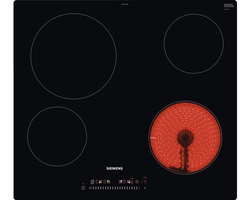 Bild von Siemens ET601FEP1C iQ100 Elektrokochfeld 60 cm Schwarz