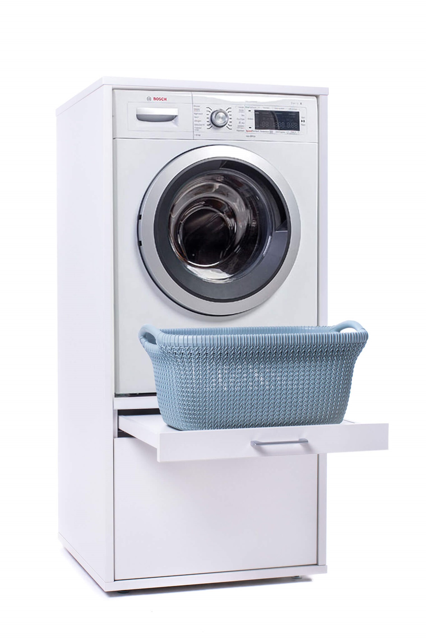 Bild von Adado Home WSCS1462 Washtower Waschmaschinenschrank mit Ausziehbrett, 145 cm hoch
