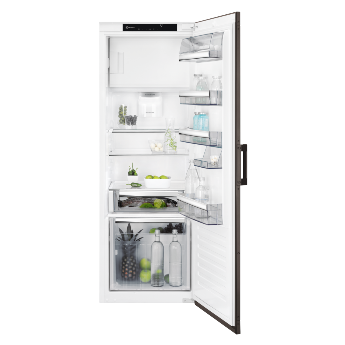 Bild von Electrolux EK284SARBR Kühlschrank Einbau Dekorfronttüre Braun 152.3 cm, 933035604