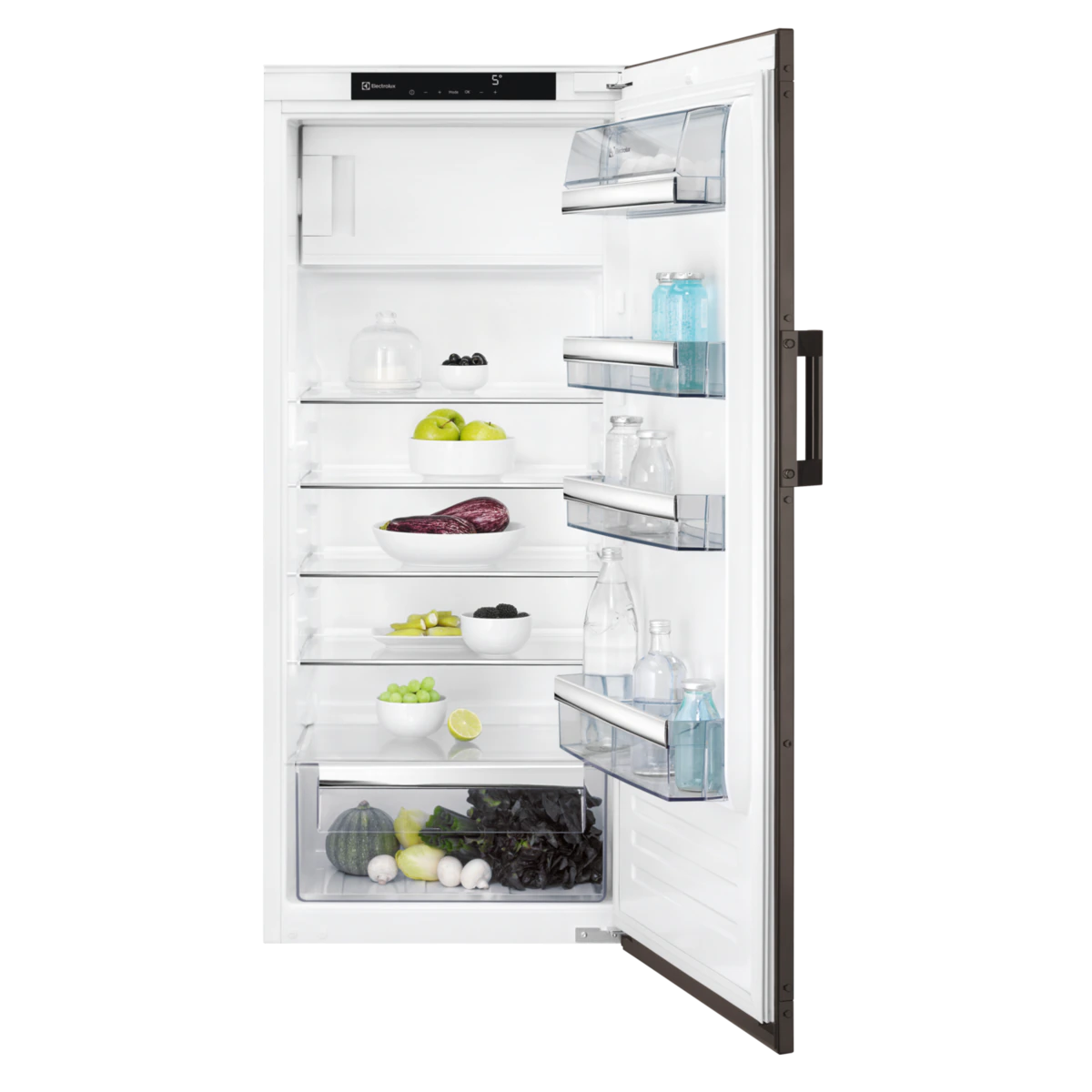 Bild von Electrolux EK242SLBR Kühlschrank Einbau Dekorfronttüre 126.9 cm Braun, 933034369