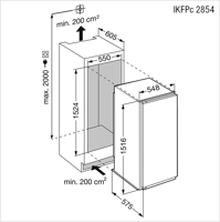Bild von Liebherr IKFPc 2854 Kühlschrank Integriert SMS Norm