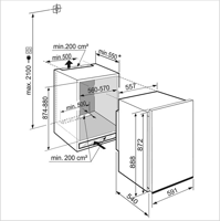 Bild von LIEBHERR Einbau Kühlschrank EURO Norm DRf 3901