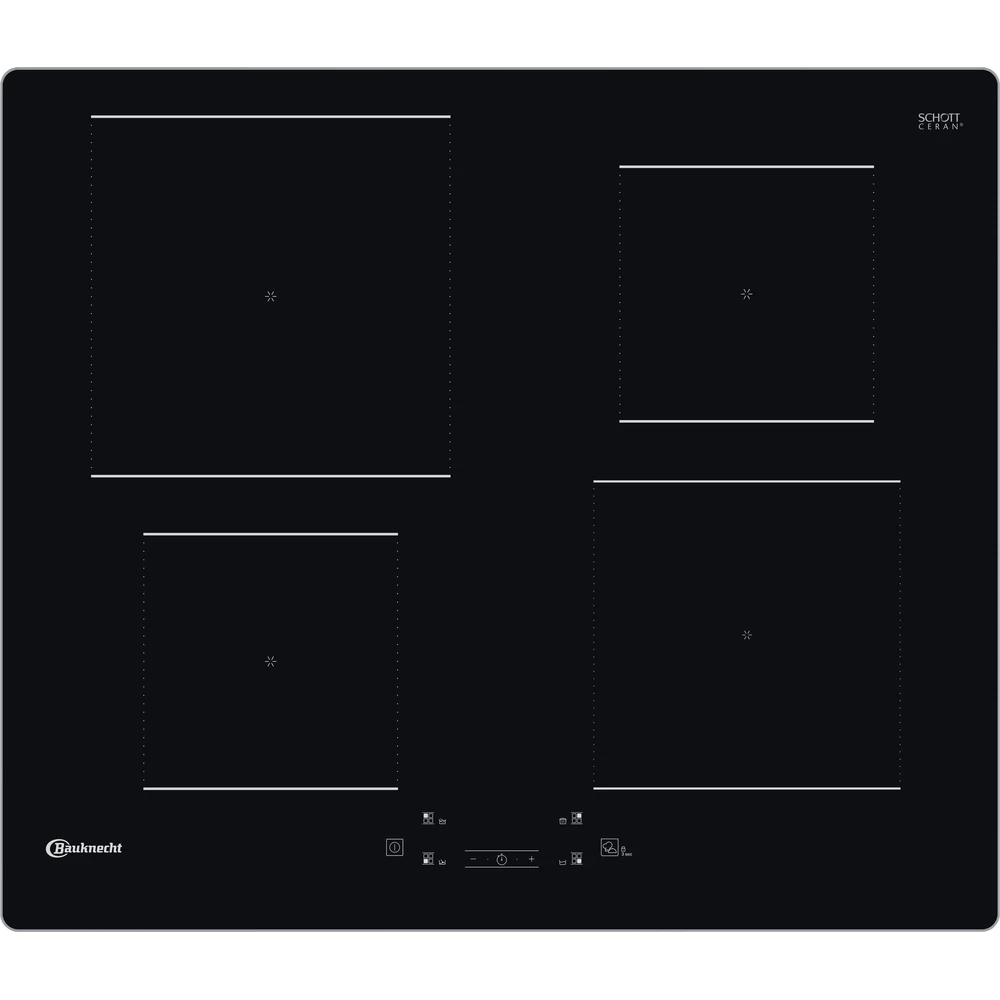 Bild von Bauknecht BQ 5160S AL Induktionskochfeld Edelstahl Einbaumodell 55 und 60 cm, 869991584130