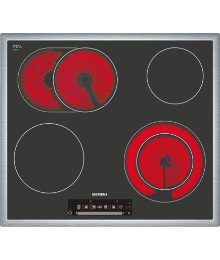 Bild von Siemens ET645FNP1C iQ300 Elektrokochfeld 60 cm Schwarz autark
