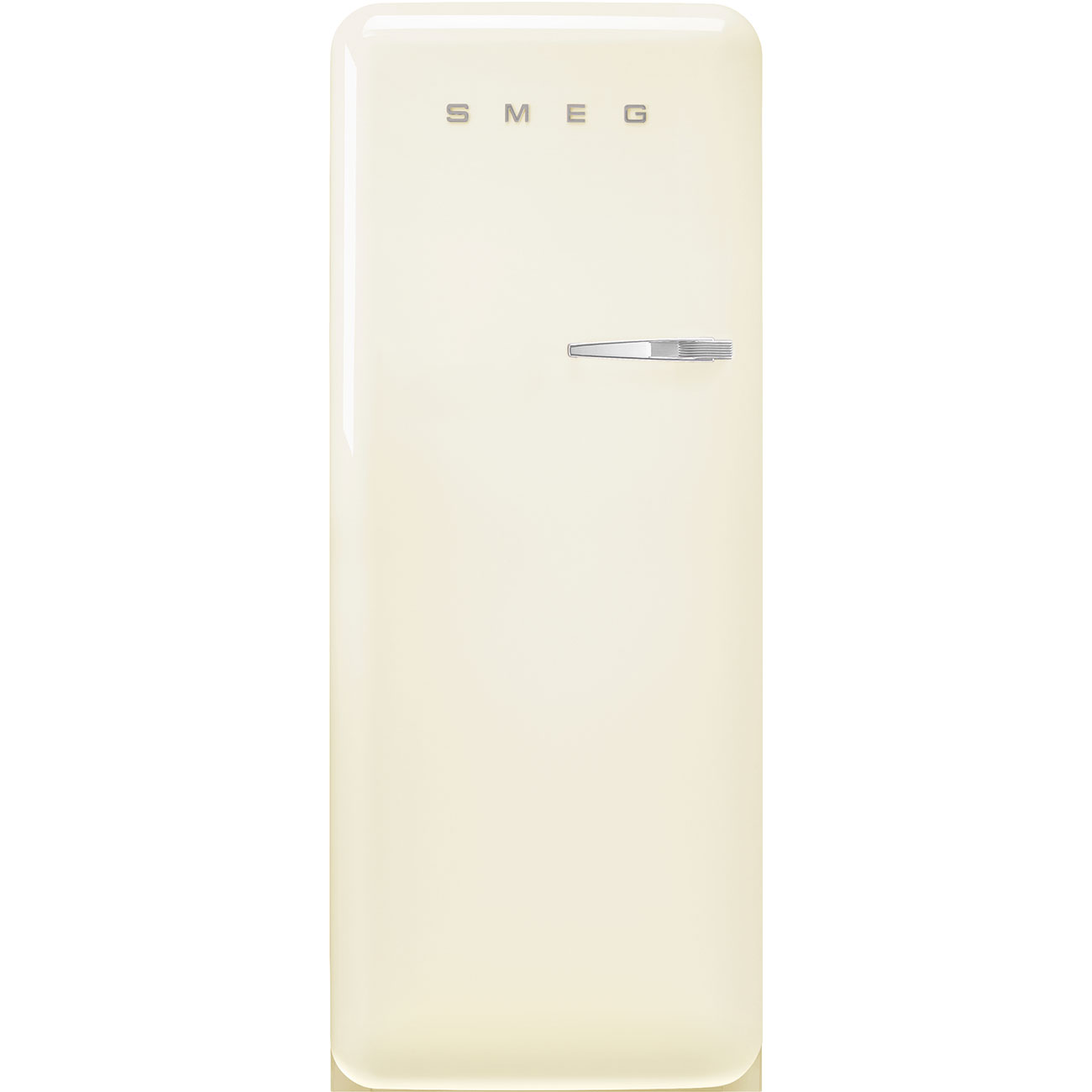 Bild von SMEG FAB28RCR5 KÜHLSCHRANK freistehend 50`s RETRO STYLE CREME RECHTS
