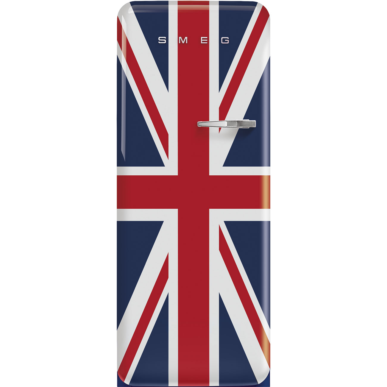 Bild von Smeg FAB28LDUJ5 Kühlschrank 50's RETRO STYLE UNION JACK freistehend Links