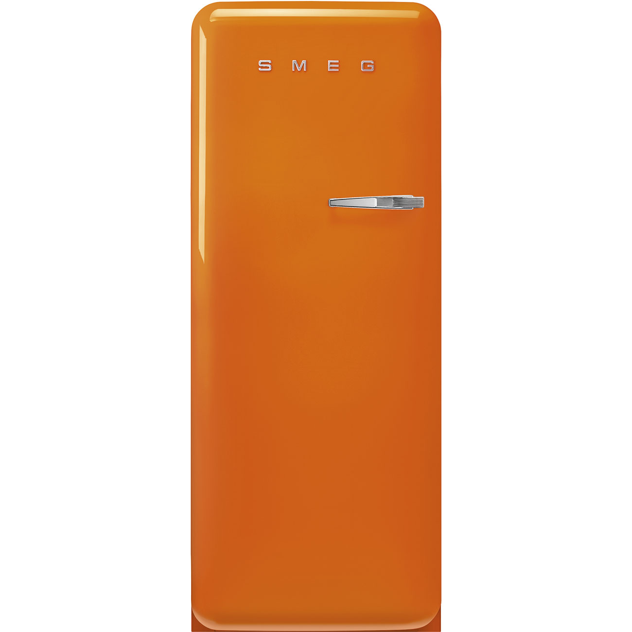 Bild von SMEG FAB28ROR5 KÜHLSCHRANK freistehend 50`s RETRO STYLE ORANGE RECHTS