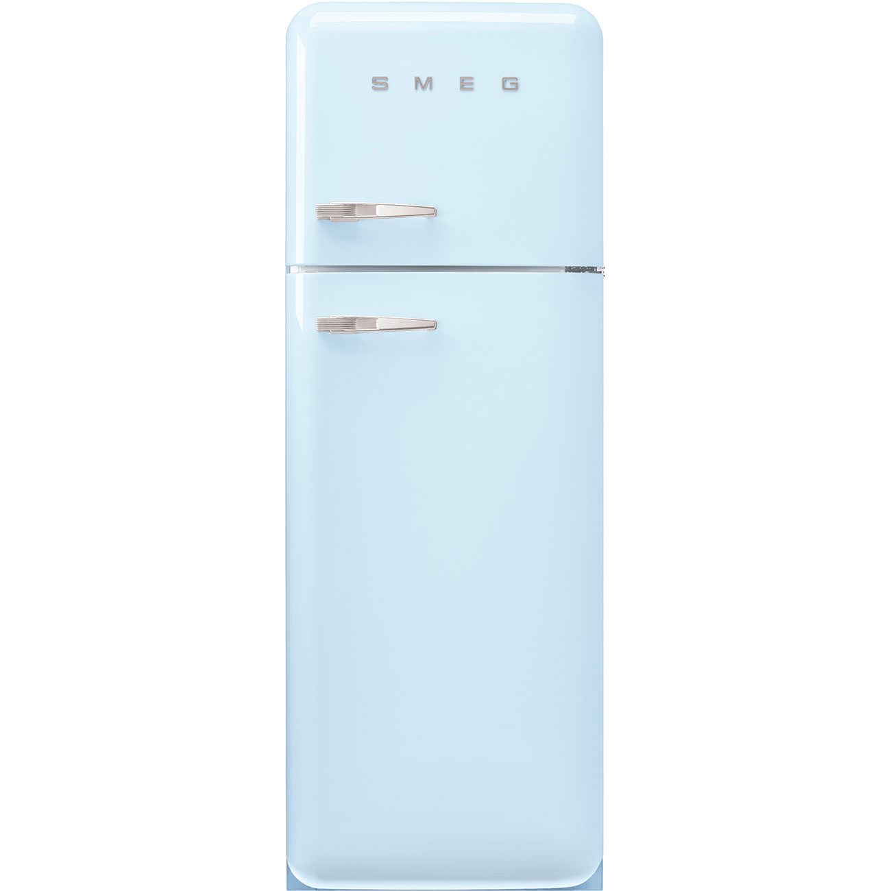 Bild von Smeg FAB30RPB5 Kühlschrank 50's RETRO STYLE PASTELLBLAU freistehend Rechts