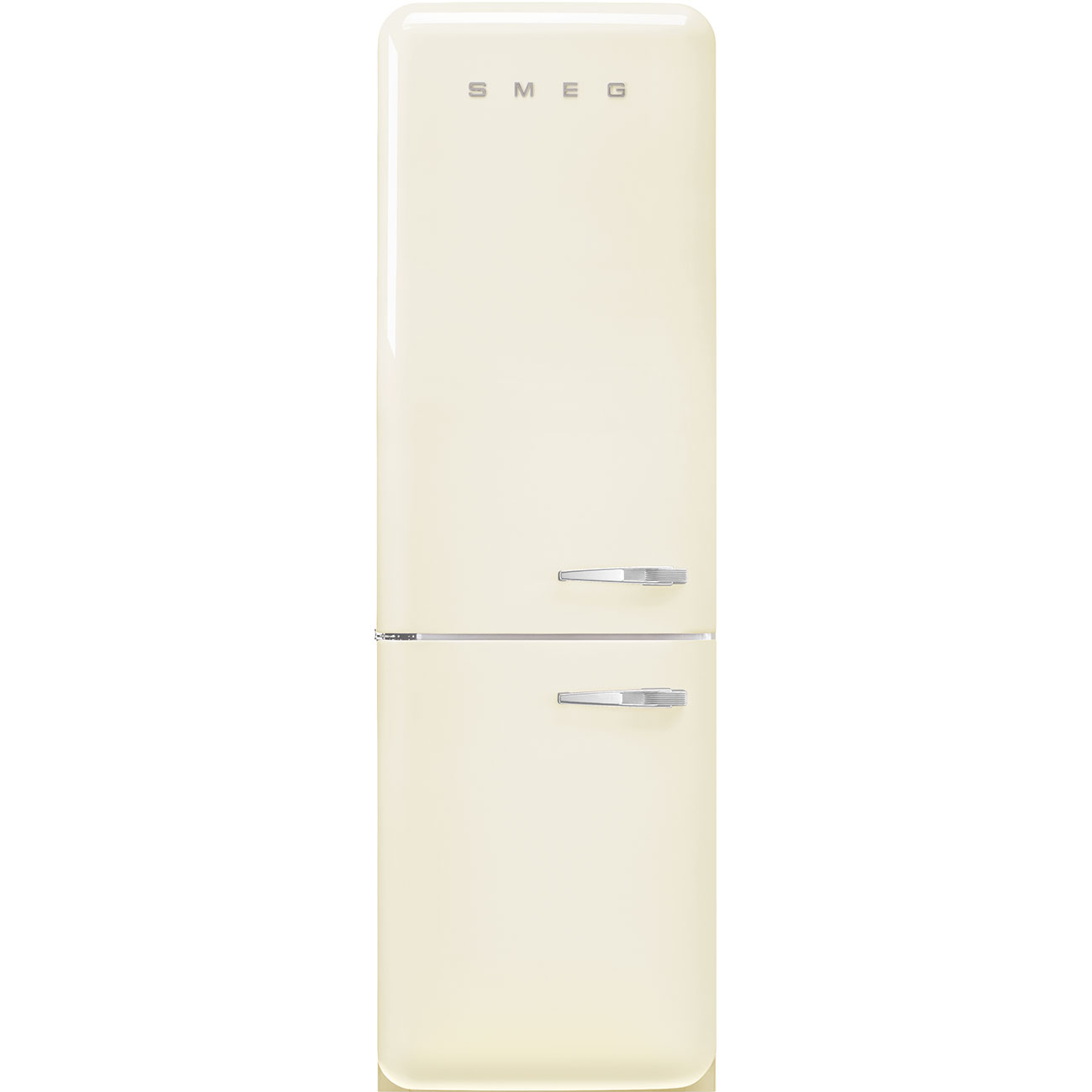 Bild von Smeg FAB32LCR5 Kühlschrank 50's Kühl/Gefrierkombination RETRO STYLE CREME No Frost, freistehend Links