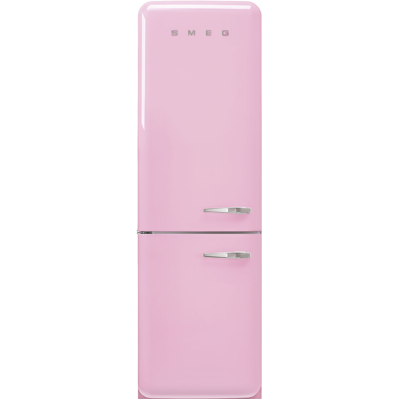 Smeg FAB32LPK5 Kühlschrank 50's Kühl-/Gefrierkombination RETRO STYLE PINK  CADILLAC No Frost freistehend 50`s Links, 8017709298074-Silvertech GmbH