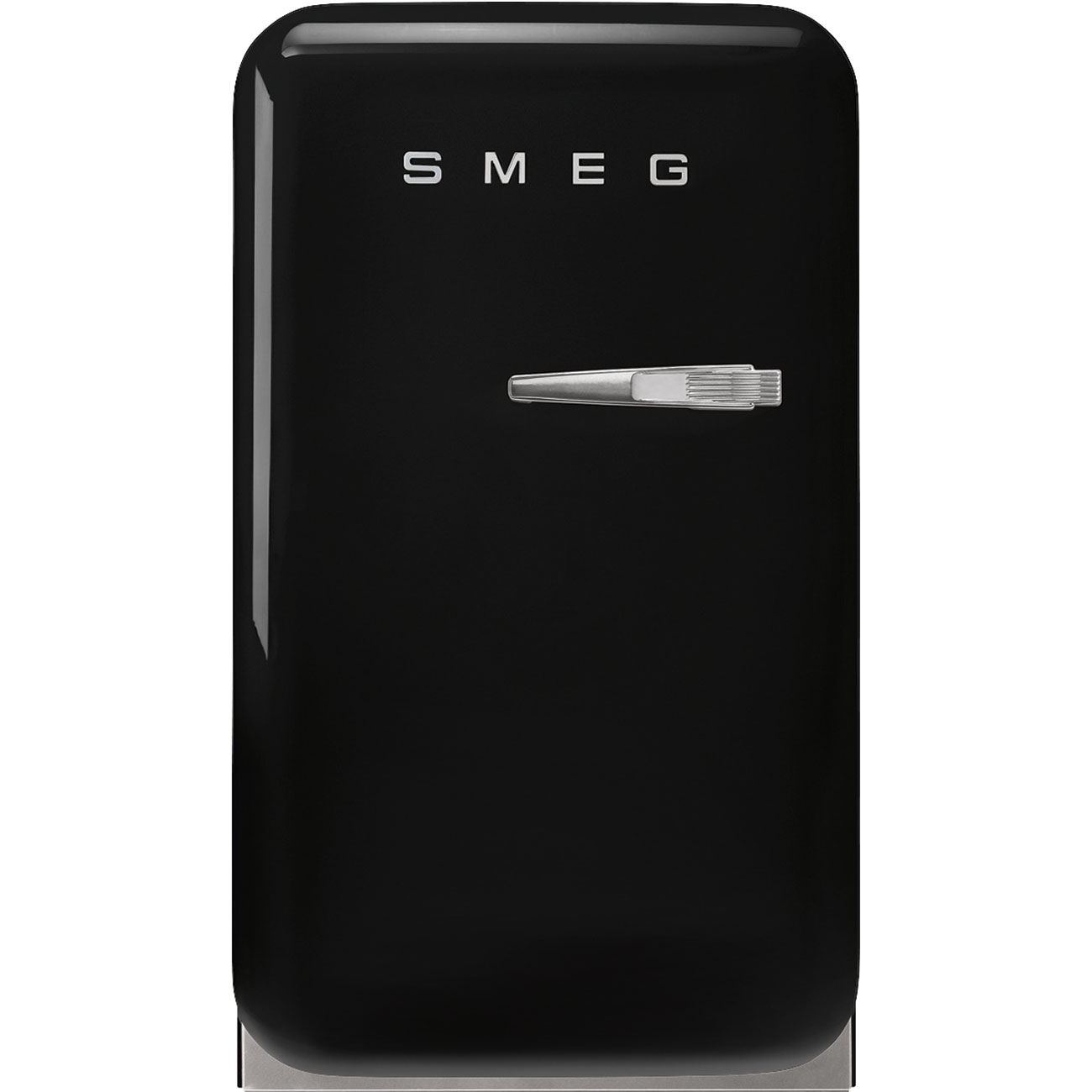 Bild von Smeg FAB5LBL5 Kühlschrank 50's RETRO STYLE SCHWARZ freistehend links