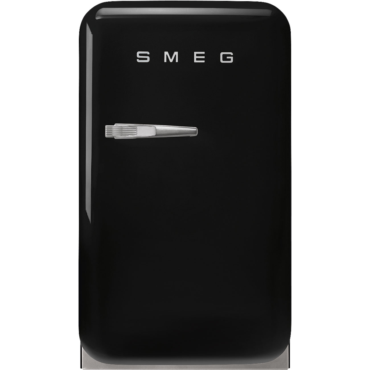Bild von SMEG FAB5RBL5 KÜHLSCHRANK freistehend 50`s RETRO STYLE SCHWARZ RECHTS