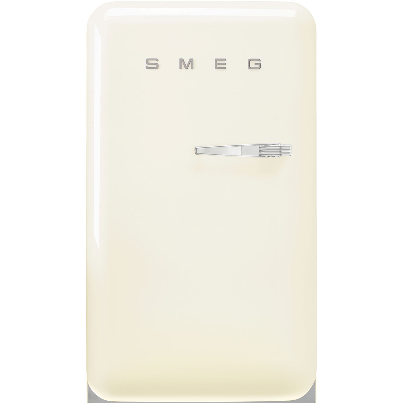 Bild von Smeg FAB10LCR5 Kühlschrank 50's RETRO STYLE CREME freistehend links, 